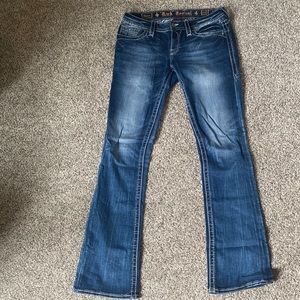 Rock Revival Bootcut Jeans, Melora style, size 29 Tall